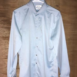Calvin Klein Baby Blue Button Up